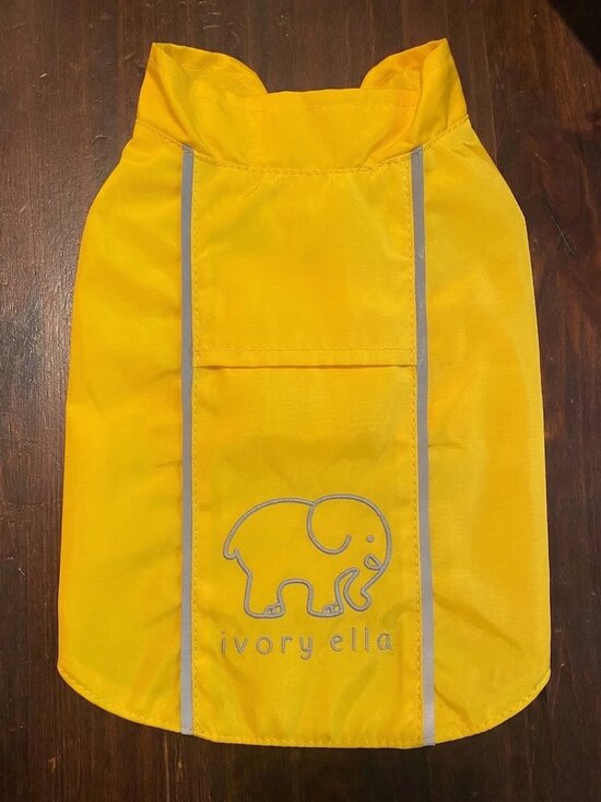 IE Hoodless Raincoat - Yellow - Picture 3 of 4